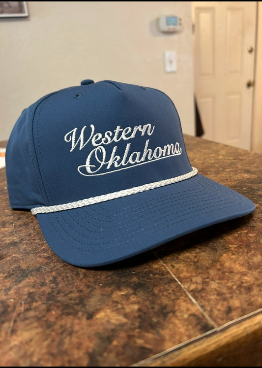 Navy Blue/White Rope