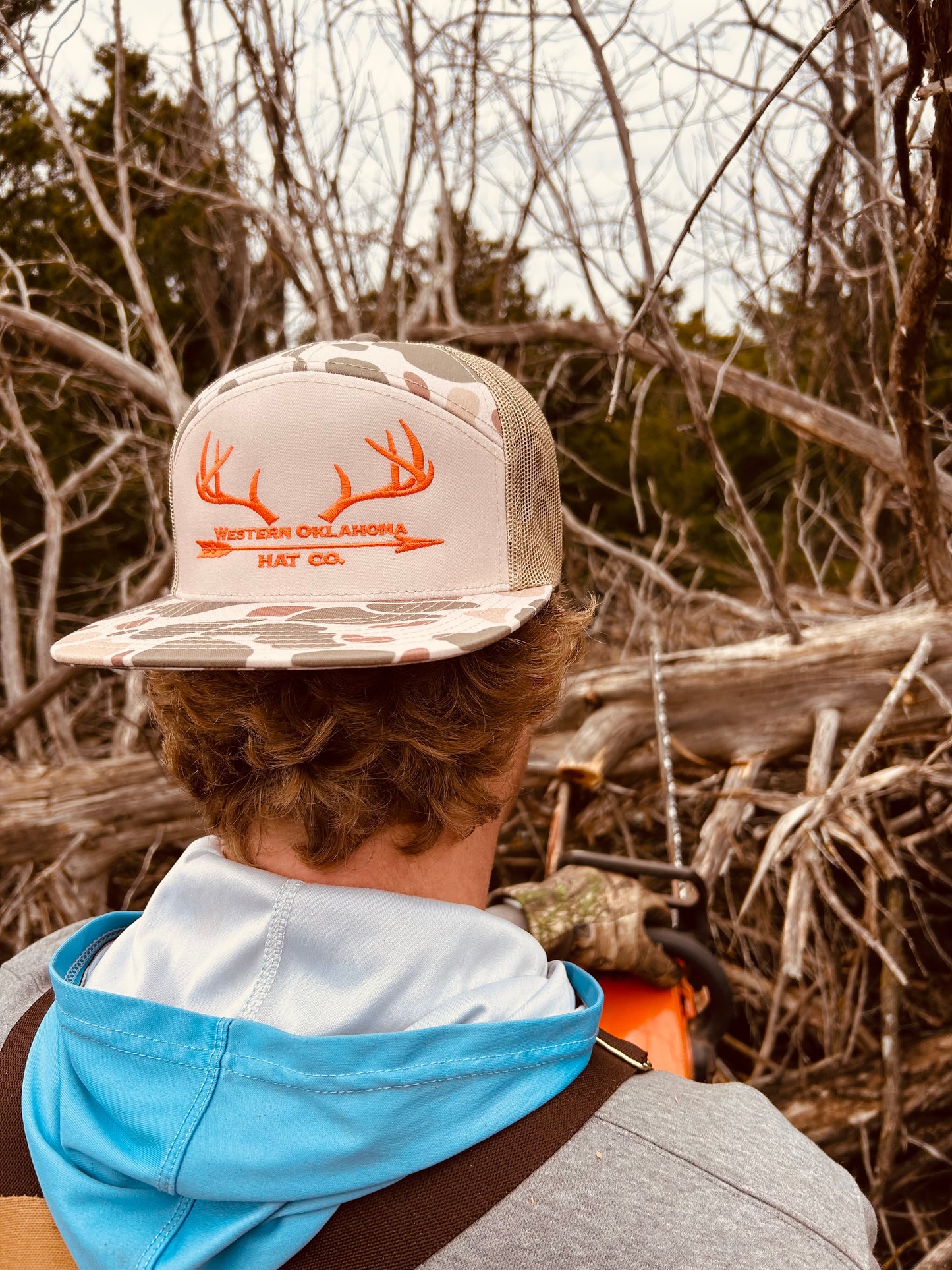 Camo/Antlers/Orange