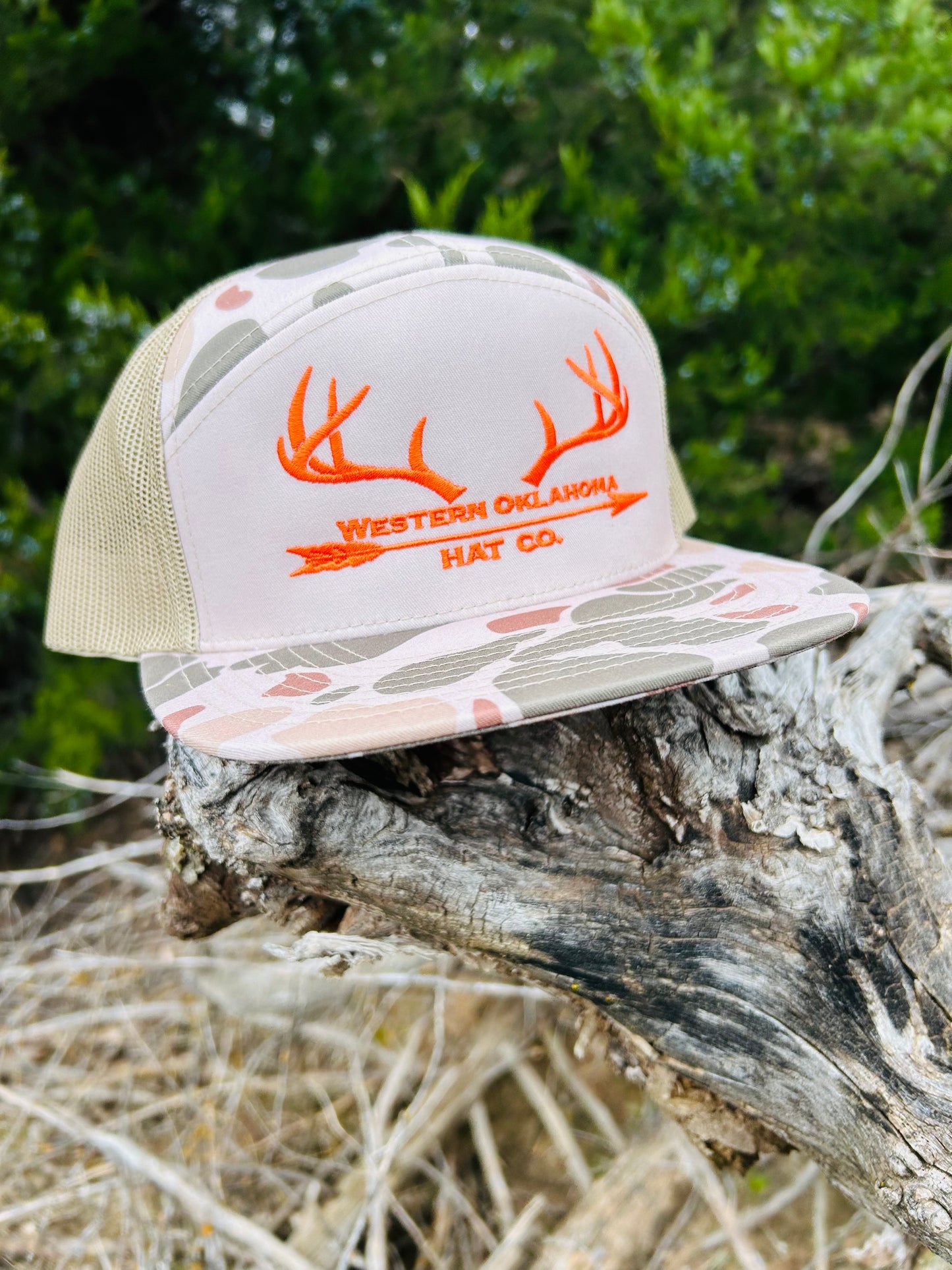 Camo/Antlers/Orange