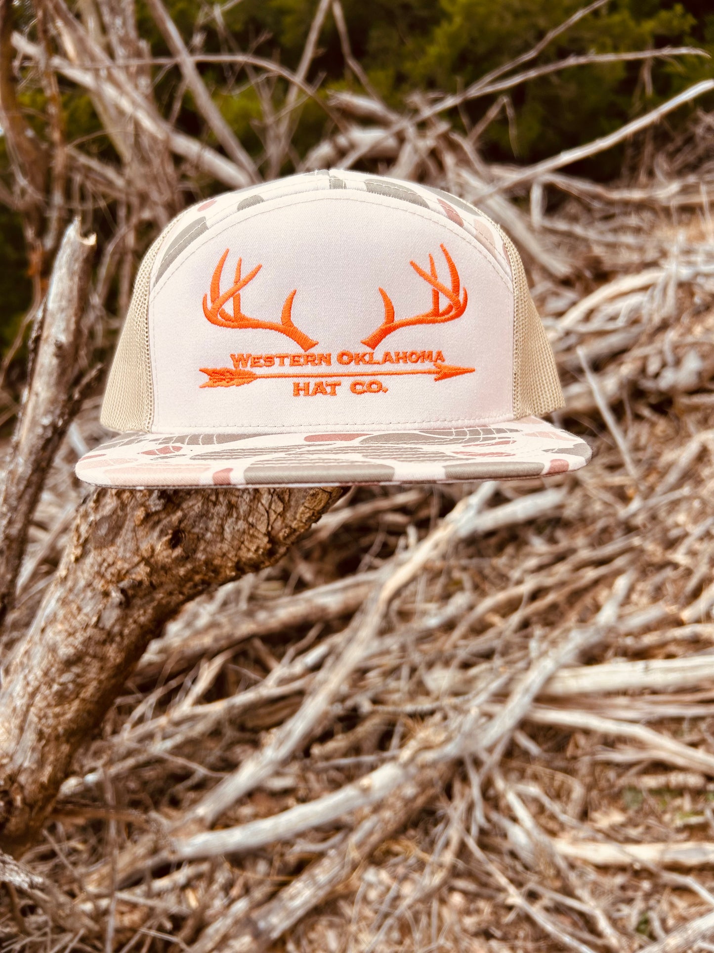 Camo/Antlers/Orange